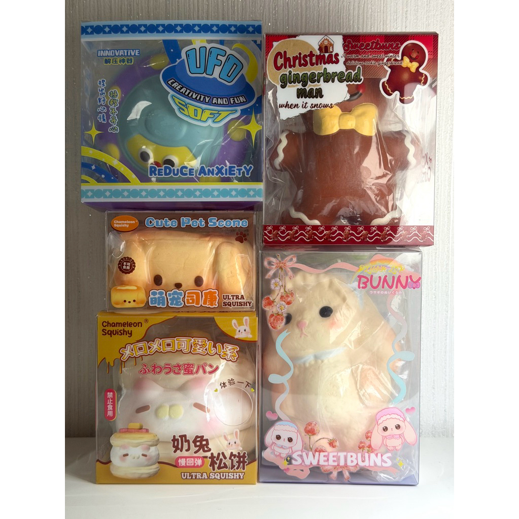 Mido, Lblduo squishy, Sweetbuns, Smilegogo, Chameleon Squishy สกุชชี่ พร้อมส่ง ของใหม่ของแท้ 💯🇯🇵🤍