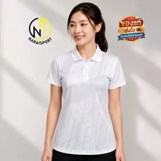 SPORT DAY เสื้อคอปกหญิง SA303 เสื้อกีฬาหญิง ทรงเข้ารูป แนะนำให้เผื่อไซด์ ผ้าไมโครพิมพ์ลาย NR305