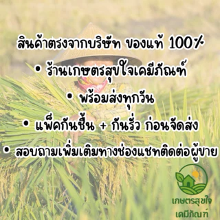 เร่งเต่ง แตกกอ ฮอร์โมน 15 ไร่ ใช้ในข้าว(แตกกอดี/เขียวทน/เขียวนาน)(เมล็ดเต็ม/ได้น้ำหนัก/ข้าวออกรวงเสมอ/ขั้วเหนียว/รวงยาว)