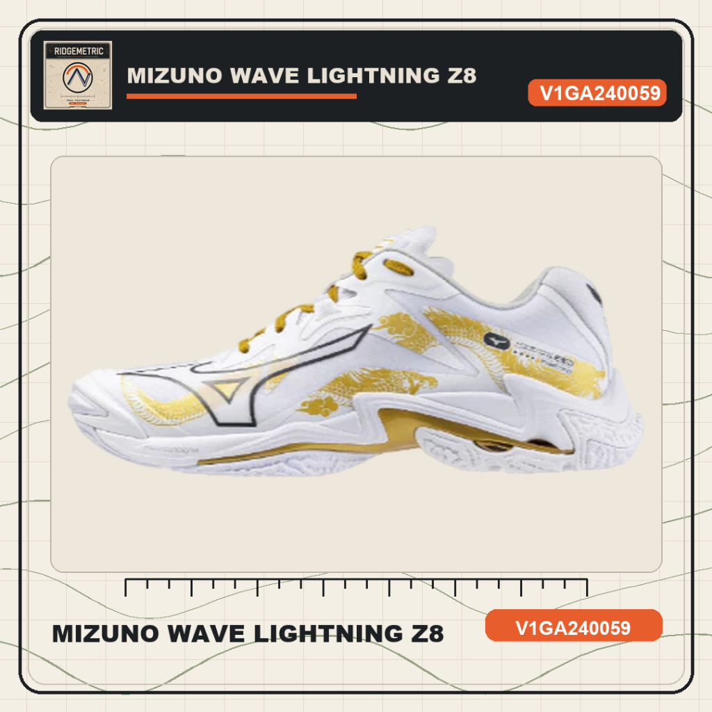 ของแท้ 100%Mizuno Wave Lightning Z8 รูปที่ 4