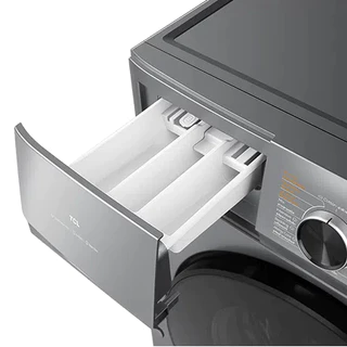 TCL Wash & Dry เครื่องซักอบผ้าฝาหน้า รุ่น WT12EPWDG ซัก 12kg. อบ 8Kg เครื่องซักผ้า จอทัชสกรีน