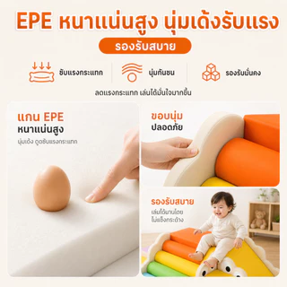 สไลเดอร์เด็ก ชุดปีนป่ายนุ่ม ของเล่นเสริมพัฒนาการเด็ก กันกระแทก สำหรับเล่นในบ้าน สำหรับเด็กเล็ก