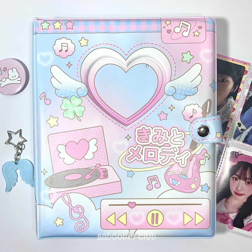 ꒰ Baboobie ꒱ Collect book ‘No music No life” แฟ้มเก็บการ์ด A5 PVC