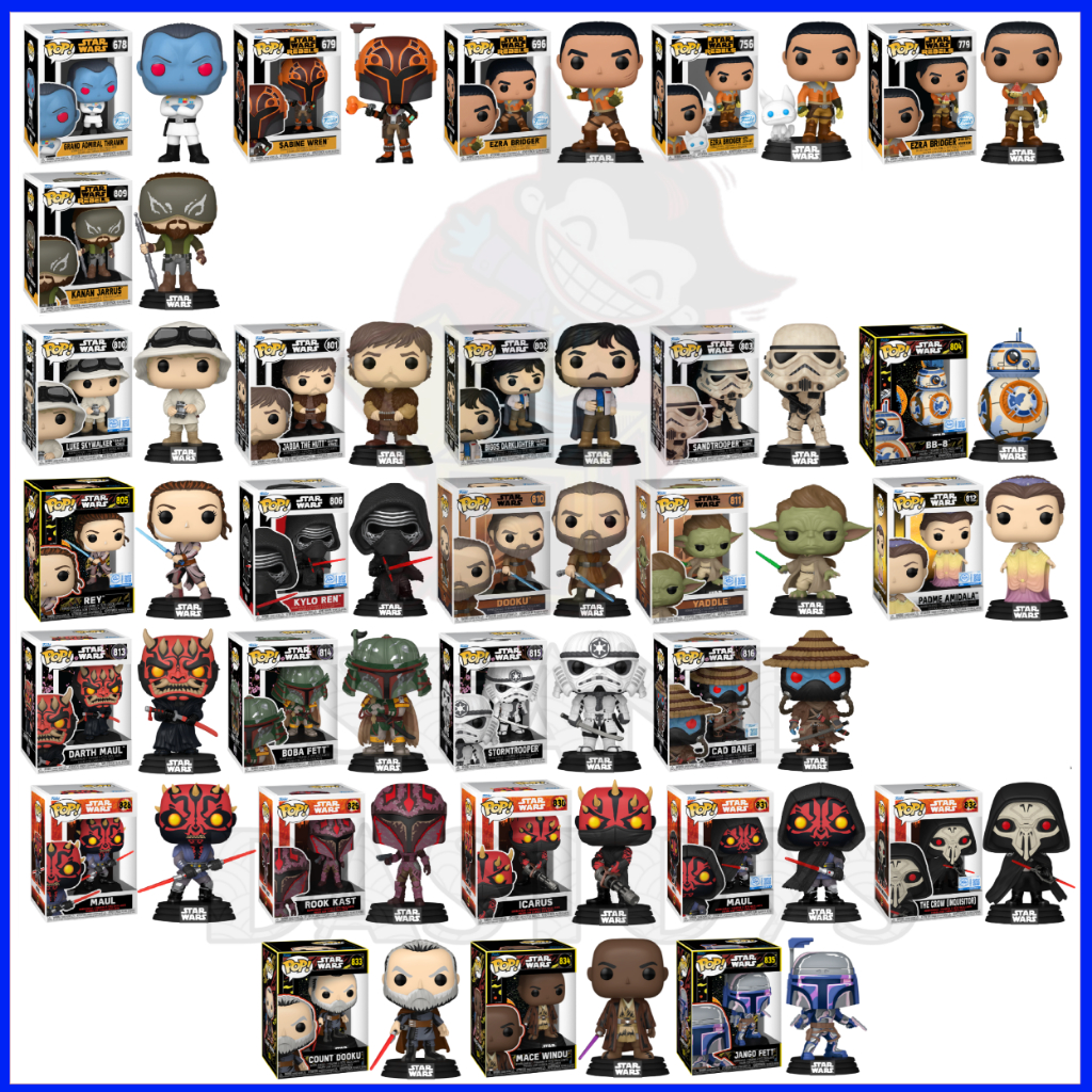 {PRE-ORDER} Funko Pop! STAR WARS : Rebels, Deleted Scenes, Tales of Jedi, Retro, First Order, Impressions, Maul