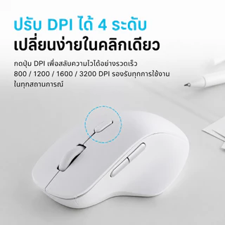 Rapoo M50 PLUS เมาส์ไร้สาย Wireless Mouse 2.4GHz ปรับ DPI ได้ 4 ระดับ จับสบาย ใช้งานได้ยาวนาน