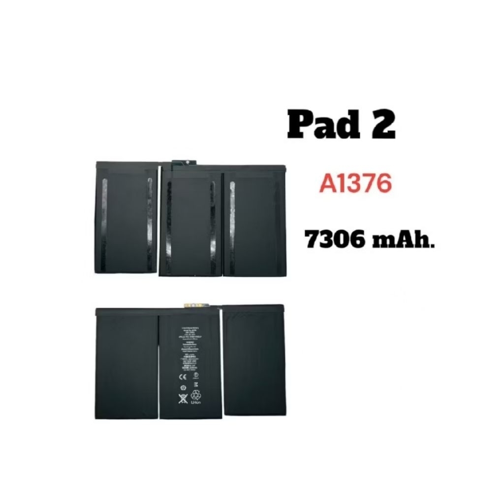 แบตเตอรี่ Battery สำหรับ iPad 2 A1395 A1396 A1397 A1376 A1316 แบตแท้ ฟรีชุดไขควง 6500mAh