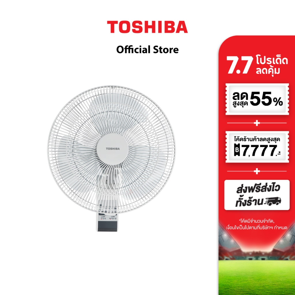 TOSHIBA พัดลมติดผนัง F-AWY60TH (W)