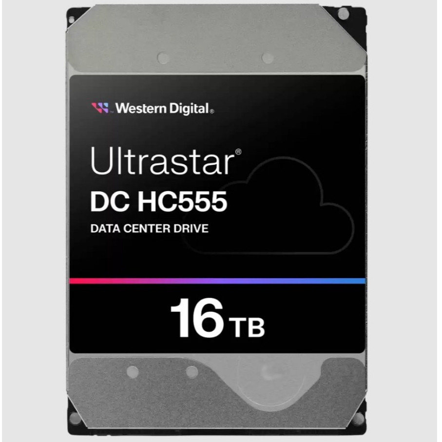 WD Ultrastar HC555 16TB/7200rpm/512MB/ 512E SE NP3 DC 0B48722