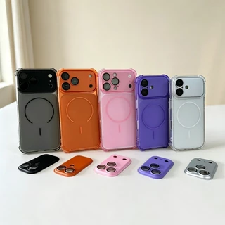 เคสซิลิโคนเหลวแม่เหล็ก iPhone 16/15/14/13 Pro Max ปกป้องกล้องและแม่เหล็กแน่น 17 pro max 16plus 14plus 15plus 17promax