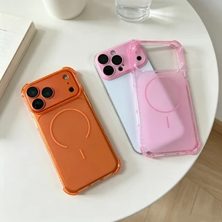 เคสซิลิโคนเหลวแม่เหล็ก iPhone 16/15/14/13 Pro Max ปกป้องกล้องและแม่เหล็กแน่น 17 pro max 16plus 14plus 15plus 17promax
