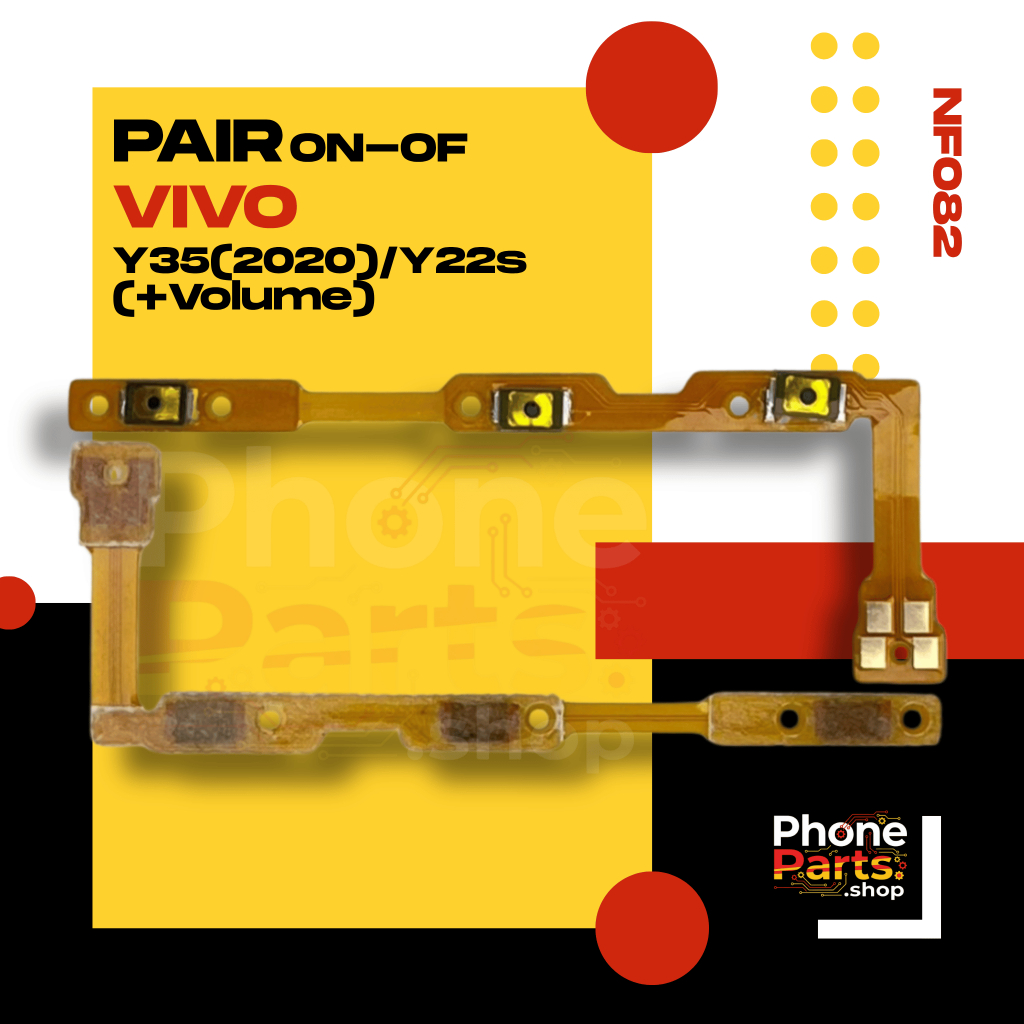 แพรสวิตช์เปิดปิด on–off VIVO Y35(2020)/Y22s (+Volume)