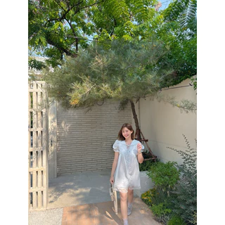 dress018- ✨🩰ballet princess dress 👒🏡✨เดรสบัลเล่ต์แขนตุ๊กตา 🧸