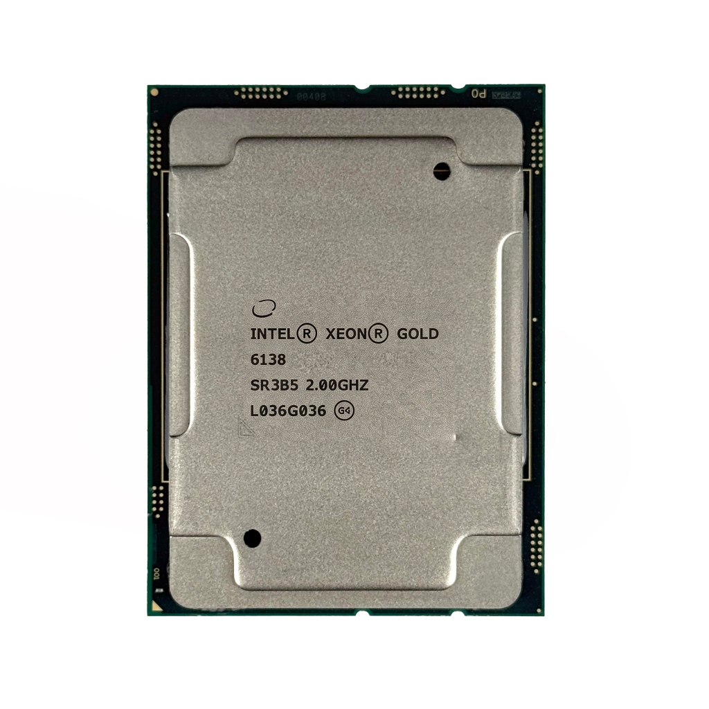 CPU Intel Xeon Gold 6138 (20C/40T) 2.0GHz LGA3647 มือสอง ประกัน 90 วัน