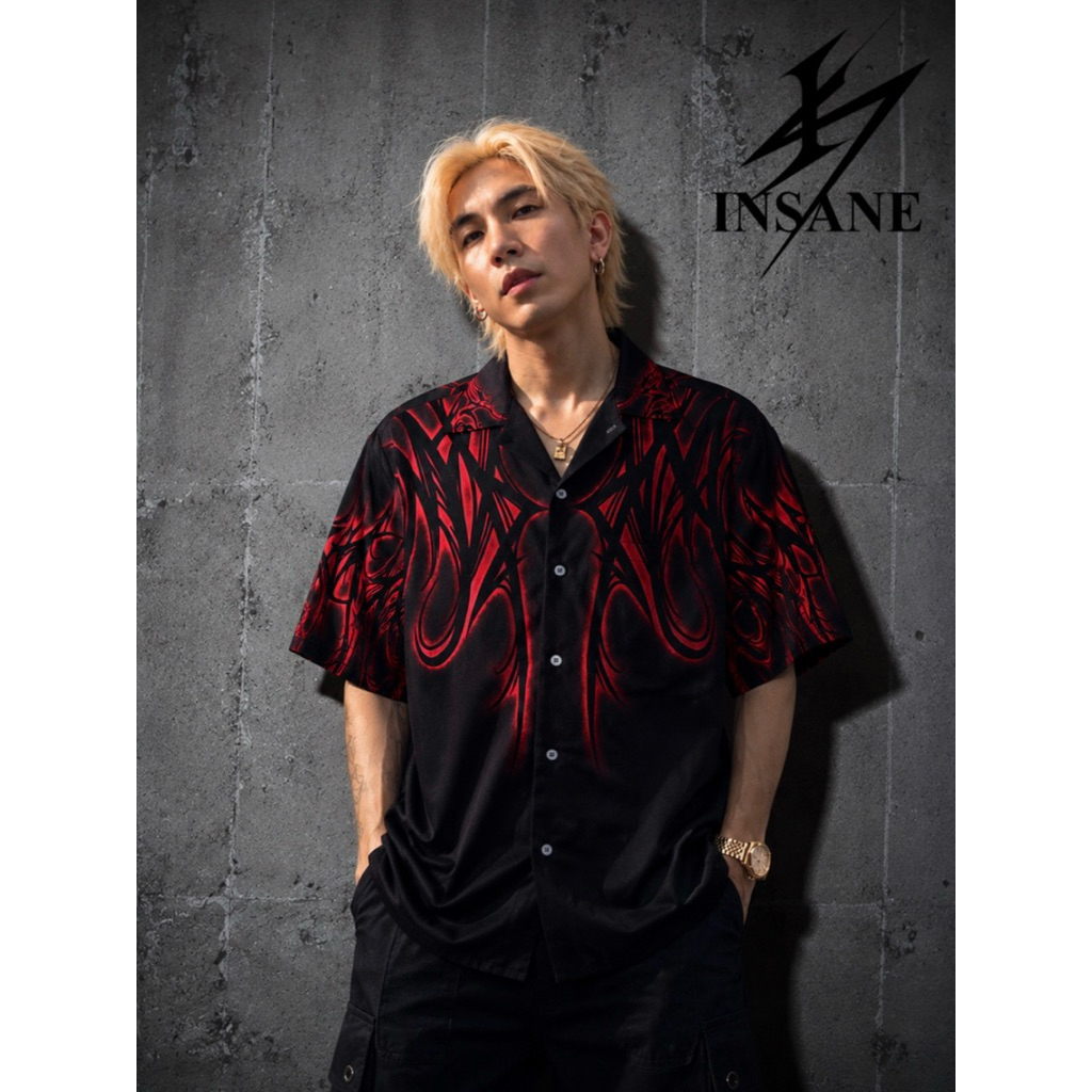 NEZHA เชิ้ตโอเวอร์ไซส์ จาก INSANE BRAND ลายวาดออกแบบ ผลิตโดยศิลปินไทย ไม่ใช้ AI