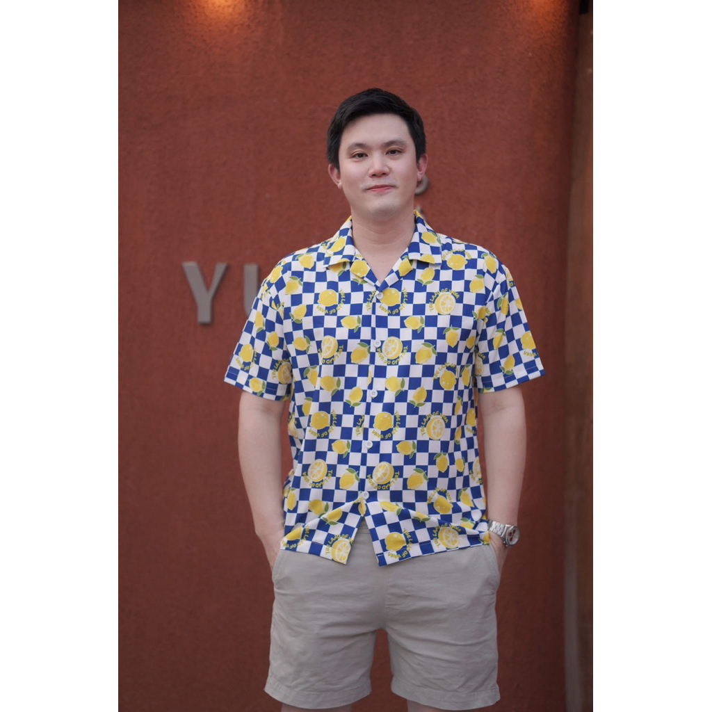 Thelandofvava - Lemonade เสื้อพ่อ🍋( Freesize ) ใส่ครั้งเดียว