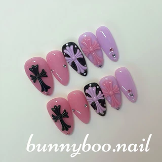 💅เล็บปลอมเจล ชูก้าชูก้ารูนนน🩷💜🖤💒
