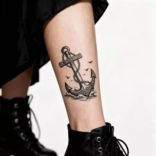 ส่งCODทั่วไทย 📦【Magic Tattoo】สติกเกอร์รอยสักกึ่งถาวร กันน้ำ ติดทนได้2สัปดาห์ ชุดลายไม้กางเขน สติกเกอร์รอยสักชั่วคราว