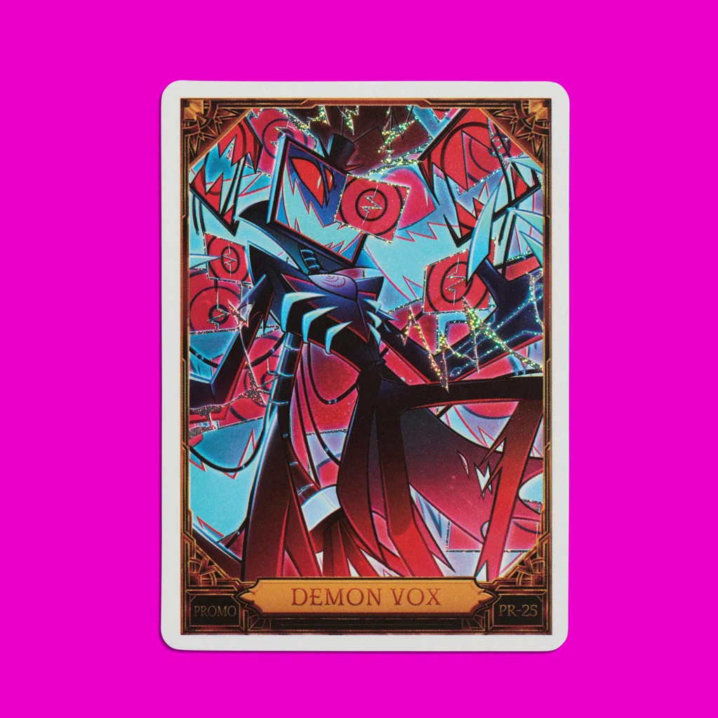 [พร้อมส่ง 🇹🇭] [PR] PROMO CARD - HAZBIN HOTEL TRADING CARDS - DEMON ALASTOR PR-01 / DEMON VOX PR-25 /
