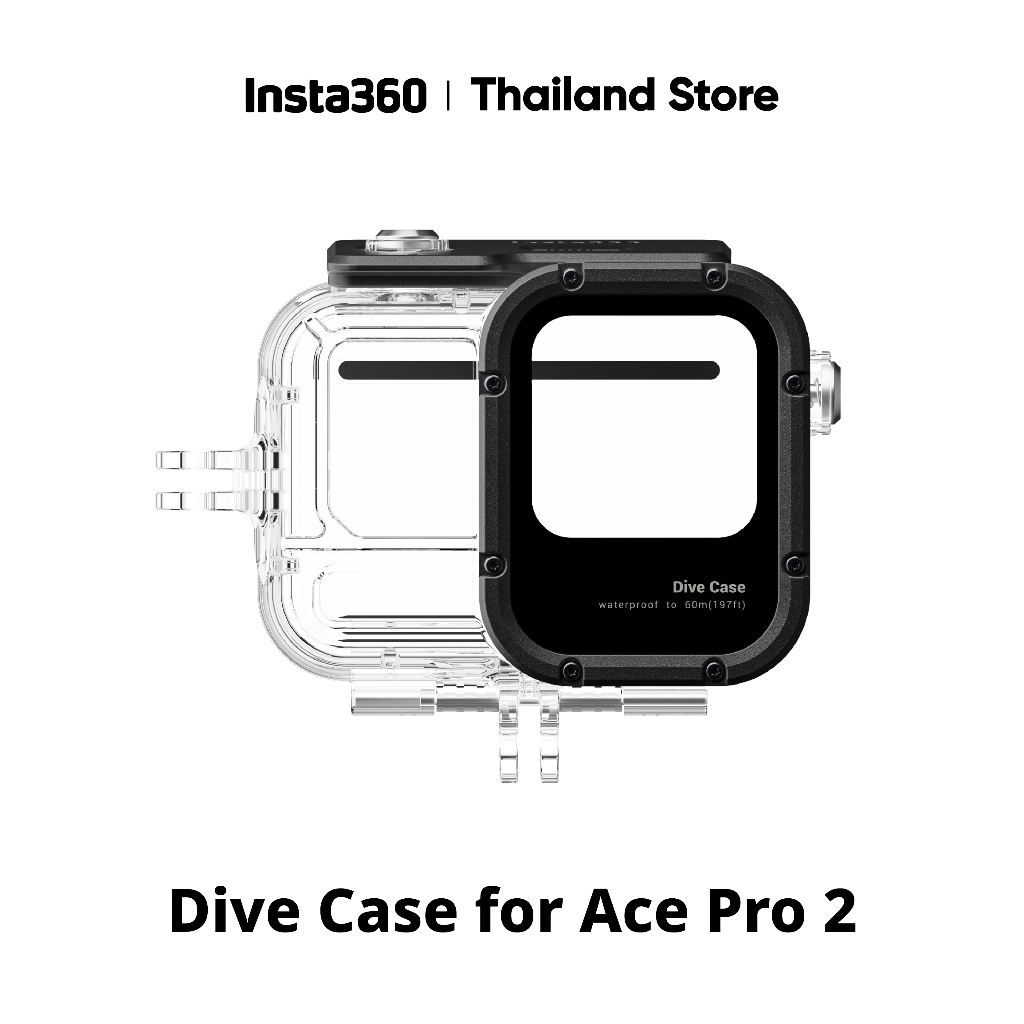 Insta360 Ace Pro 2 Dive Case | เคสดำน้ำสำหรับ Insta360 Ace Pro 2 | ดำน้ำลึกได้สูงสุด 60 เมตร