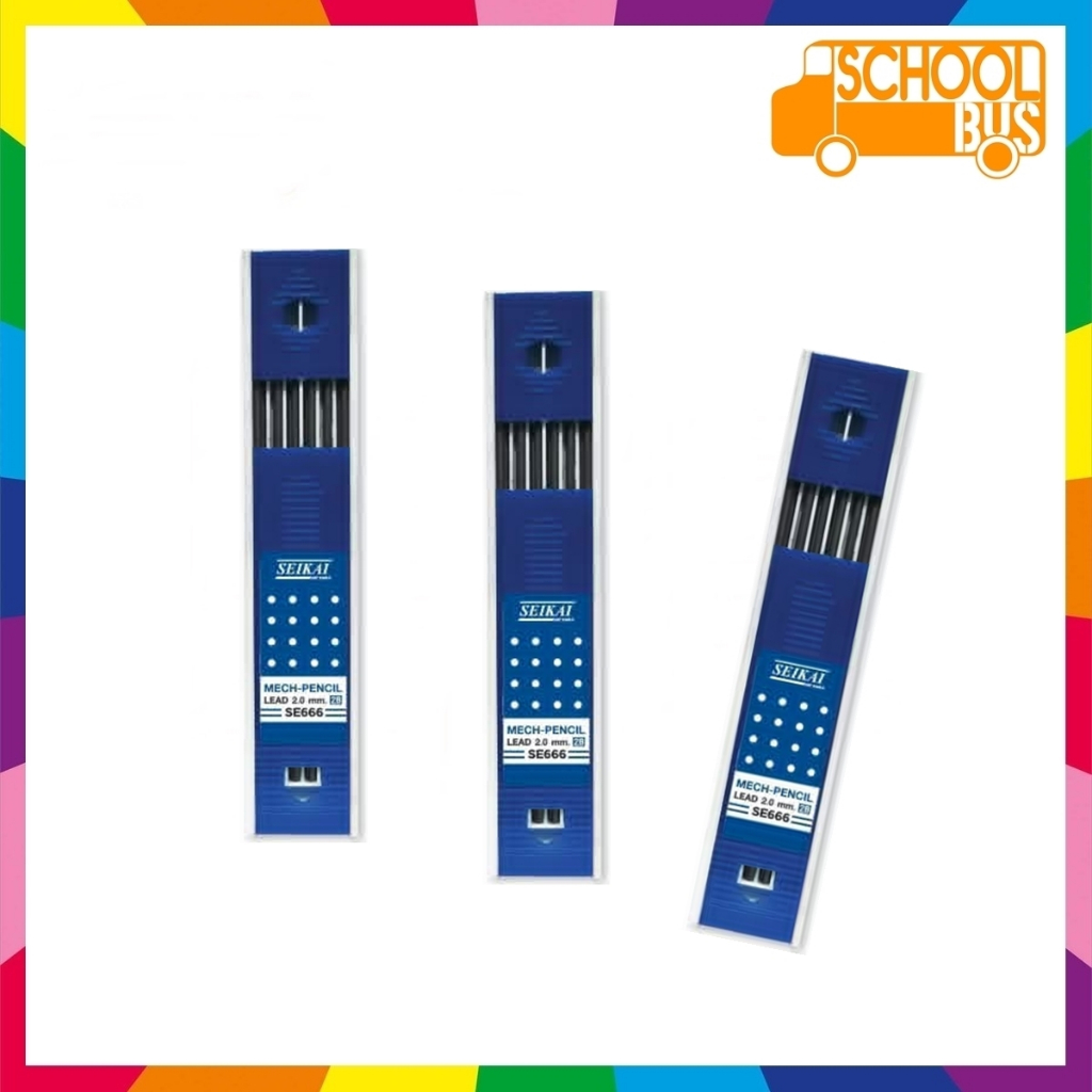 ไส้ดินสอ 2.0 มม. x 120 มม. 2B Pencil Lead Seikai Standard Baile BL-618 เขียนแบบ วาดเขียน