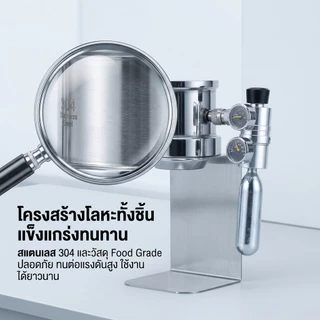 【HaoWoo Select】เครื่องชงเอสเปรสโซระบบลม ทำจากสแตนเลส 304 แรงดันสูง 9 บาร์
