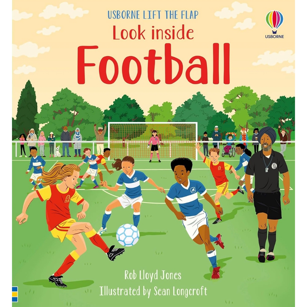 DKTODAY หนังสือ USBORNE LOOK INSIDE FOOTBALL (AGE 5+)