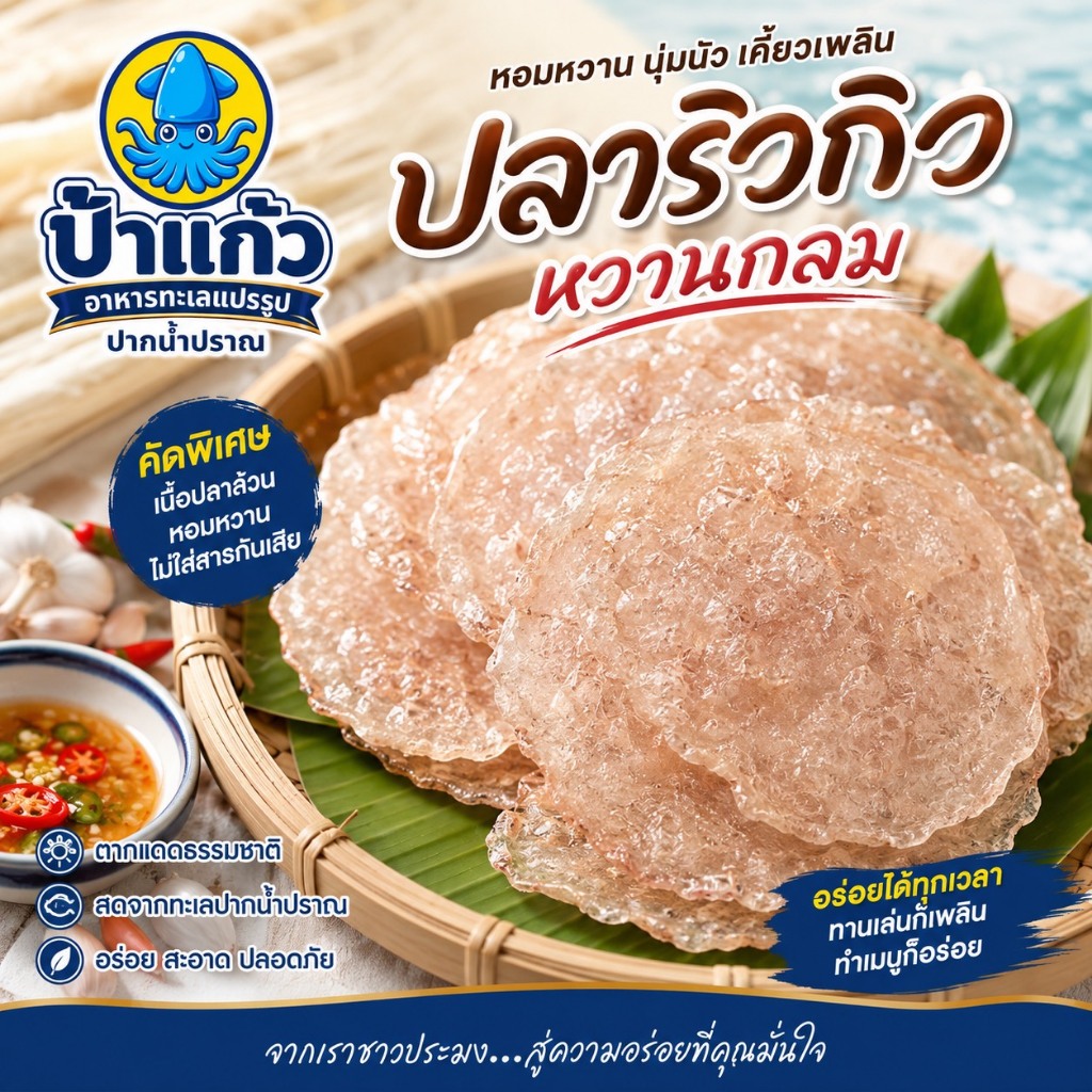 ปลาริวกิวหวานกลม ของใหม่ สดใหม่ทุกวัน