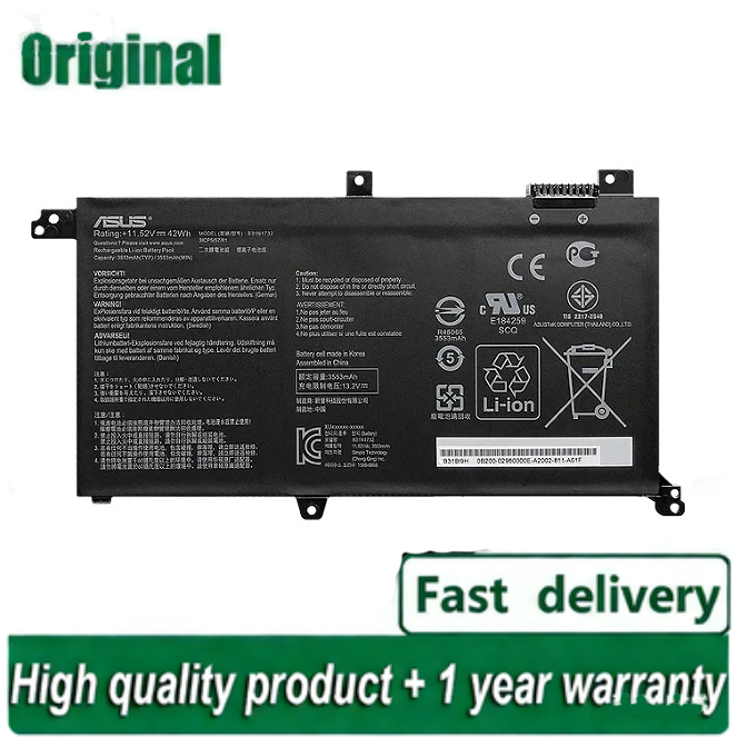 B31N1732 Laptop Battery for Lingyao S2 VivoBook S14 S430UA S4300F/U X430F/G VX60G X430G Mars 15 VX60
