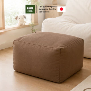 KAWA บีนแบคที่วางขา รุ่น LuLu Buddy เม็ดโฟม EPS ที่พักขาBean Bag โซฟาเม็ดโฟม ขนาด 50*50*40 ซม. ผลิตในไทย