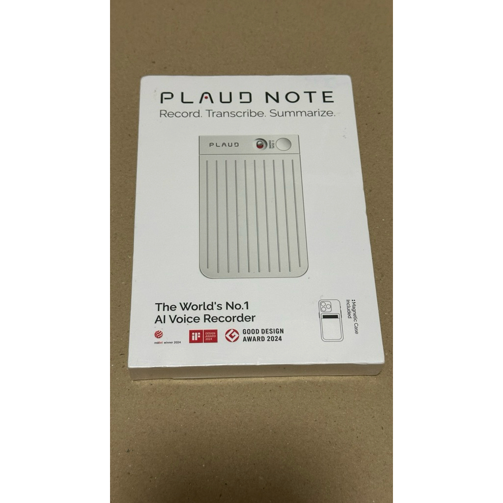 ลดราคา เครื่องบันทึกเสียง Ai PLAUD NOTE ของแท้ (64GB)สี SILVER สินค้าเคลียร์สต็อก |ประกันร้าน 7 วัน