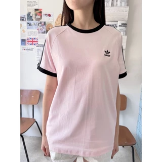 🍊 VL 5353 เสื้อยืดคอกลมแขนสั้น แต่งแถบ ผ้าดีใส่สบาย งานขายดีตลอดกาล