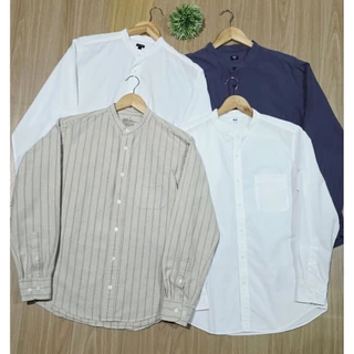 เสื้อคอจีนH&M,Uniqlo,Mujiแท้💯.เป็นงานมือ2สภาพสวยผ้าดีใส่สบาย