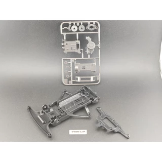 โครง SFM PJD คาร์บอน และ สีขาว PA-GF เหนียวทน งานเทียบ - Reinforced Super FM Chassis Set (Project D)