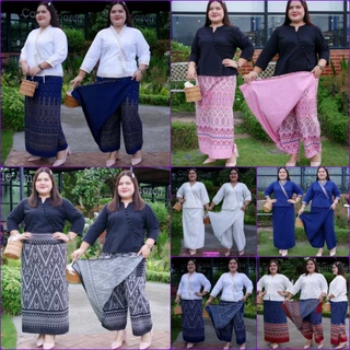 กระโปรง+กางเกง=กระเปง ขนาด: เอว 34-60" กางเกงพื้นเมืองผู้หญิง