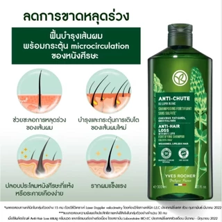 [รอบส่ง19สค.แถมฟรี! แชมพู 8มล.+ครีมนวด 8มล.คละสูตร] Exp.09/28 Yves Rocher ANTI-HAIR LOSS HAIR DENSIFYING BOOSTER 195 ML.