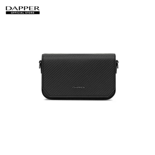 DAPPER กระเป๋าสะพายมินิ Carbon Fiber Essential Mini Crossbody Bag สีดำ (BM7/BK/1229CB4)