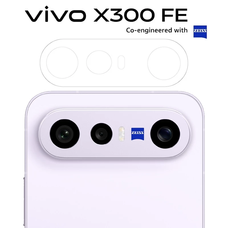 กันรอยกล้อง Vivo X300 FE กระจกกันเลนส์กล้อง Vivo X300FE ฟิล์มกล้อง Vivo X300 FE Camera Lens Protector