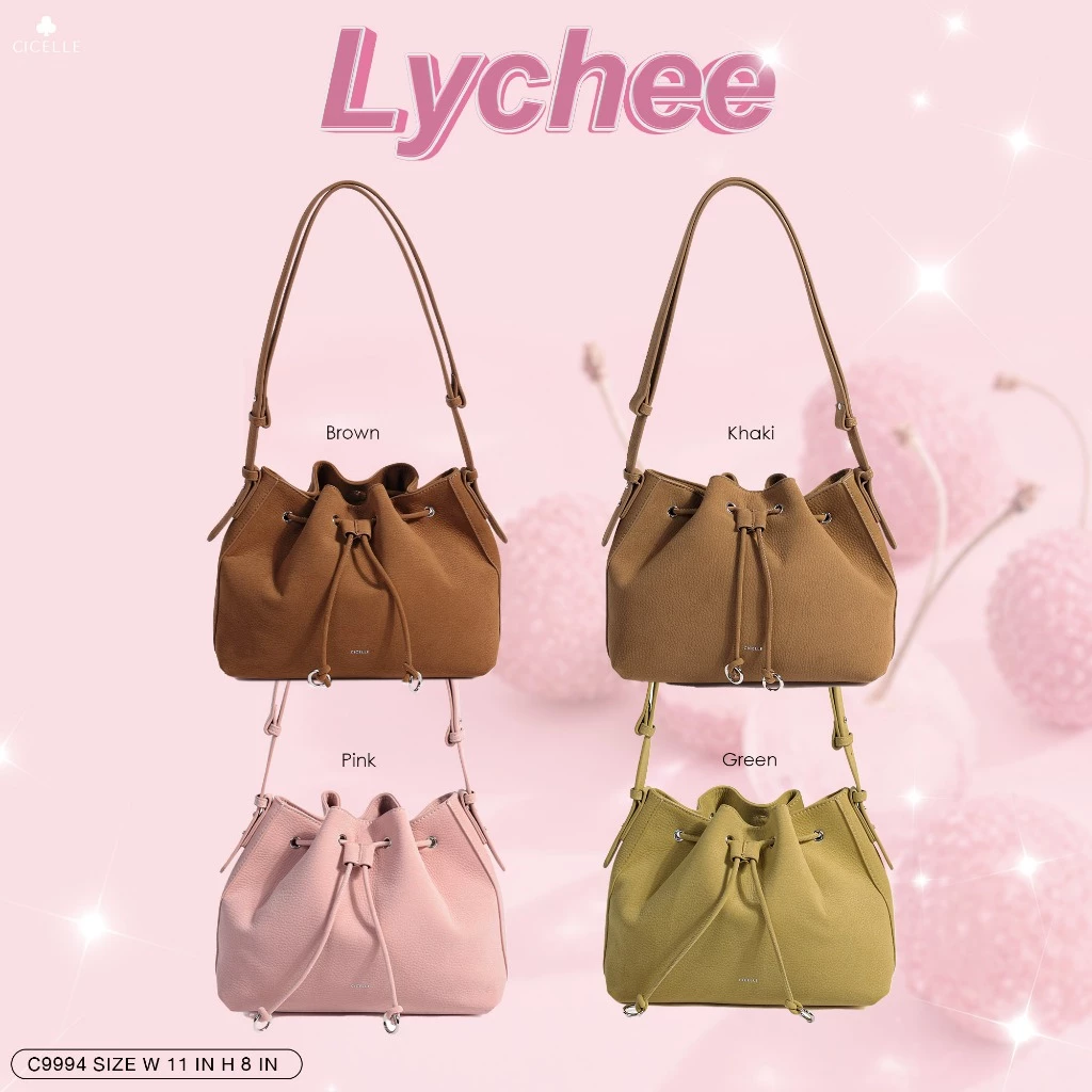 แบรนด์ CICELLE (ซี-เซล) รุ่น C9994Lychee Bag CICELLE 💗👜