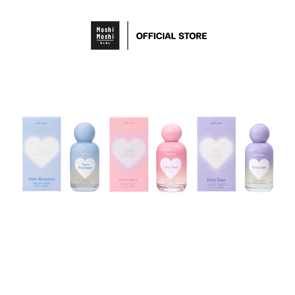 Moshi Moshi Perfume น้ำหอมโมชิโมชิ น้ำหอมผู้หญิง หอมติดทนนาน ขนาด 50 ml. รุ่น 8100049631-49633