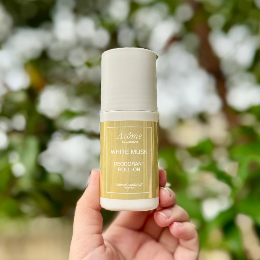 Arome by Watsons White Musk Deodorant Roll-on 50ml.