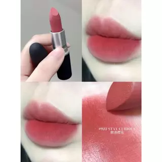 (ฟรีถุง + กล่อง)ลิปสติก M.A.C Powder Kiss Lipstick #314 #316 ลิป mac Matte / Satin