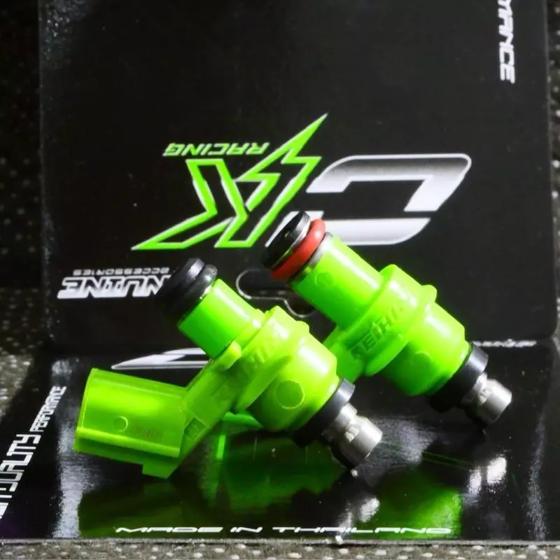 หัวฉีดแต่ง CK ตอเล็ก สีเขียว 130cc ถึง 600cc thumbnail 8