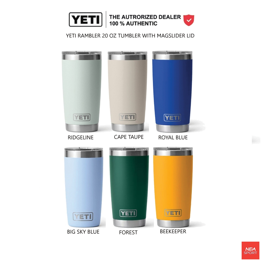 [มันมีพลังอะไรบางอย่าง] YETI RAMBLER 20 OZ TUMBLER WITH MAGSLIDER LID ลิขสิทธิ์แท้ แก้วเก็บความเย็น เยติ