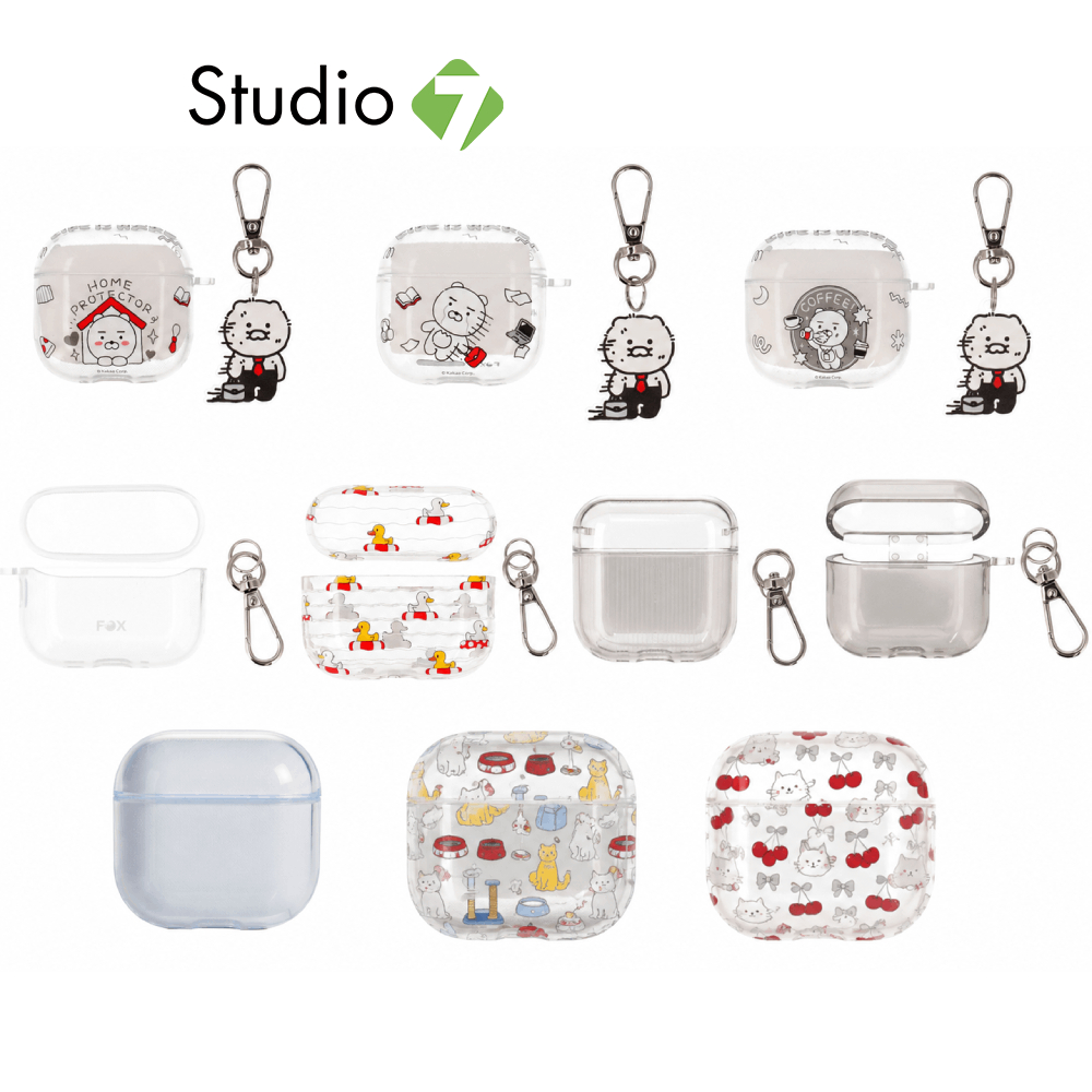 FOX เคสสำหรับ AirPods 4 / AirPods Pro 3 ดีไซน์บางเบา กันกระแทก ของแท้ 100% by Studio 7