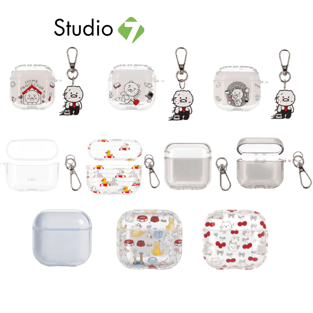 FOX เคสสำหรับ AirPods 4 / AirPods Pro 3 ดีไซน์บางเบา กันกระแทก ของแท้ 100% by Studio 7