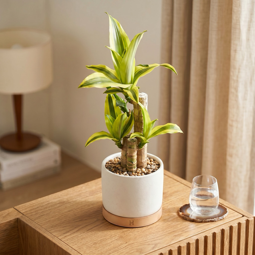 ต้นวาสนา กระถาง 6 นิ้ว ( Dracaena fragrans (L.) Ker Gawl.