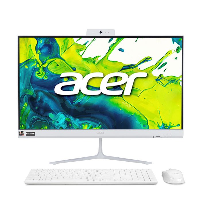 Desktop AIO (คอมพิวเตอร์ออลอินวัน) Acer Aspire C24B-R5-74316GT23MI/T001#DQ.BZQST.001 23.8"FHD R5 743