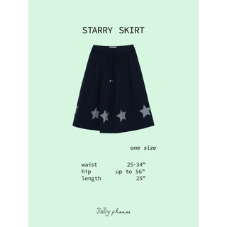 Jellyplease (In Her Daydream) - STARRY SKIRT lot* PRE รอ 10-15 วัน | classic flared skirt with appliqué stars