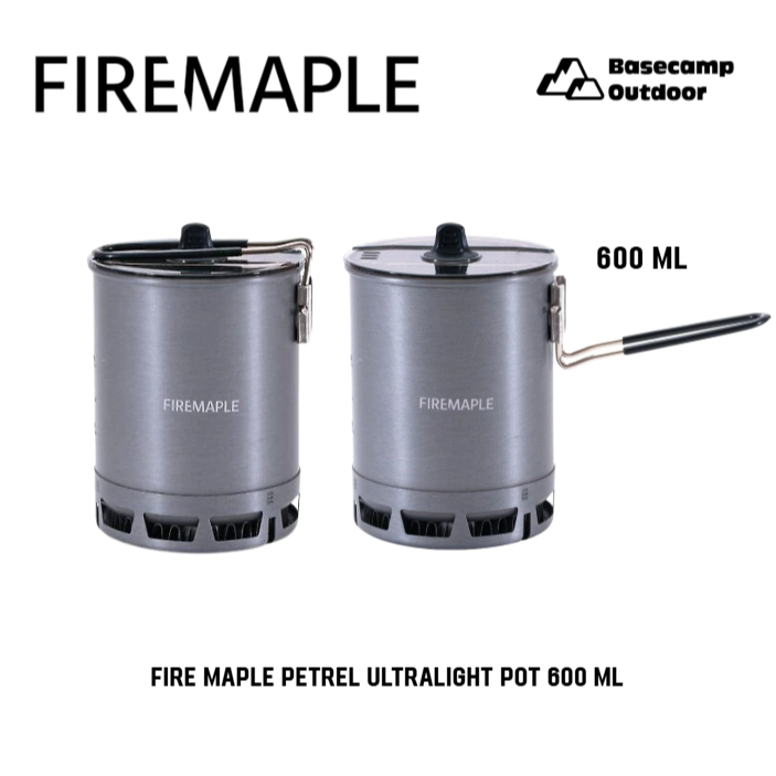 หม้อเดินป่า น้ำหนักเบา Fire Maple Petrel Ultralight Pot 600 ml
