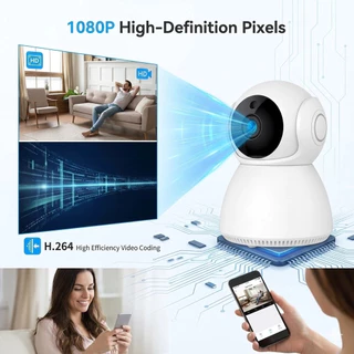V380 กล้องวงจรปิดกล้องกันน้ำ 360 ° Wifi Night Vision Security IP 1080P 3MP 10X ซูมกล้องเด็ก
